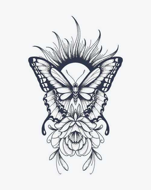 Butterfly Sun Flower