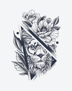 Lion Bloom Geometric