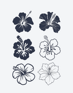 Island Blossom Decals