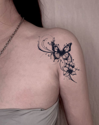 Butterfly Blossom Tattoo