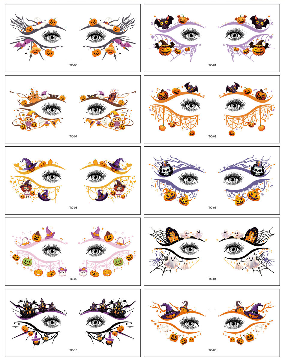 Eye Corner Stickers for Masquerade Makeup – Elegant & Chic