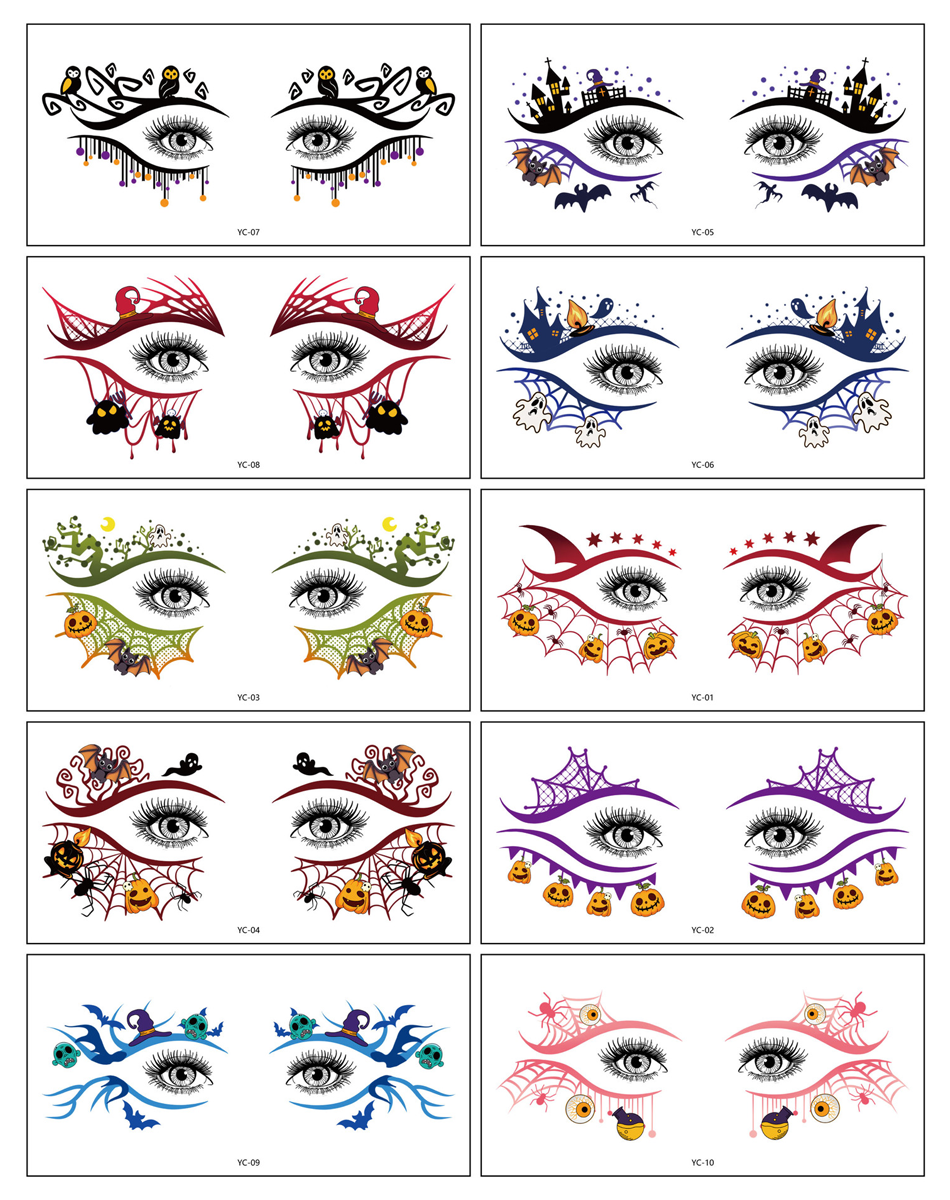 Eye Corner Stickers for Masquerade Makeup – Elegant & Chic