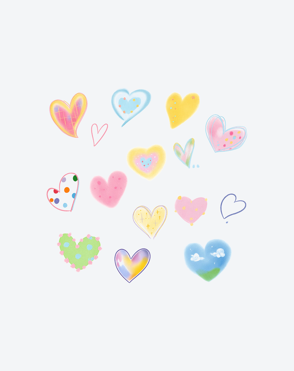 Sweet Love Heart Tattoo Cute Design