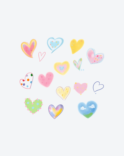 Sweet Love Heart Tattoo Cute Design
