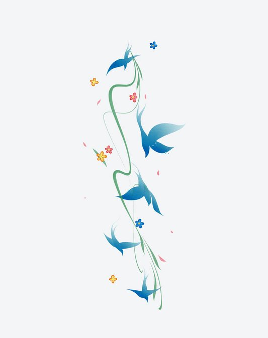Ascending Spirit Tattoo Uplifting Design