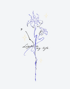 Iris of Light Tattoo Elegant Design