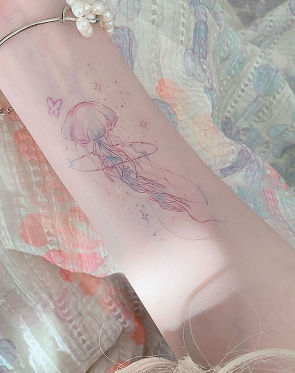 Stardust Jelly Tattoo Temporary Art