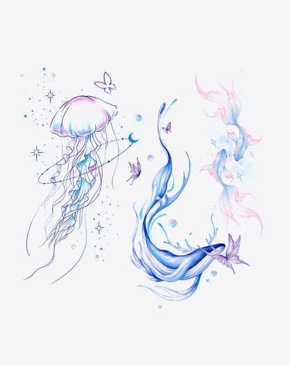 Oceanic Whispers & Fantasy Flight（3 pieces）