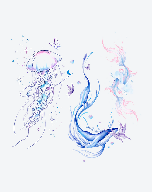 Oceanic Whispers & Fantasy Flight（3 pieces）