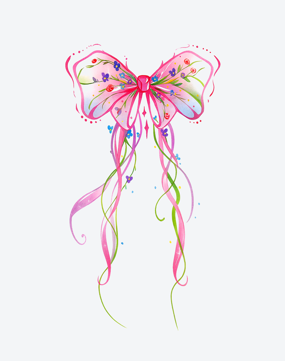 Fairy Bow Tattoo Magical Design