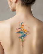 Walking In The Light Tattoo Temporary Art