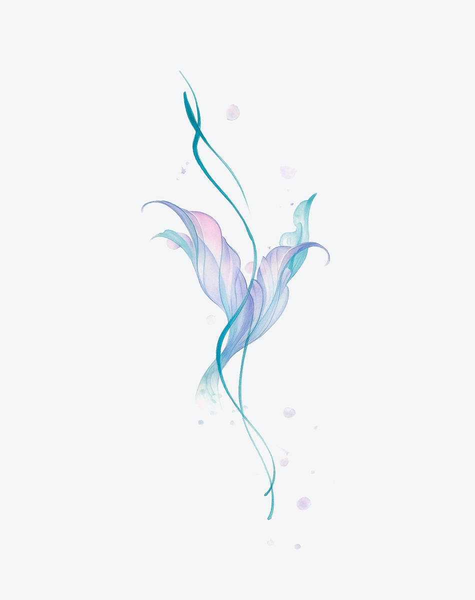 Ethereal Bloom Tattoo Delicate Design