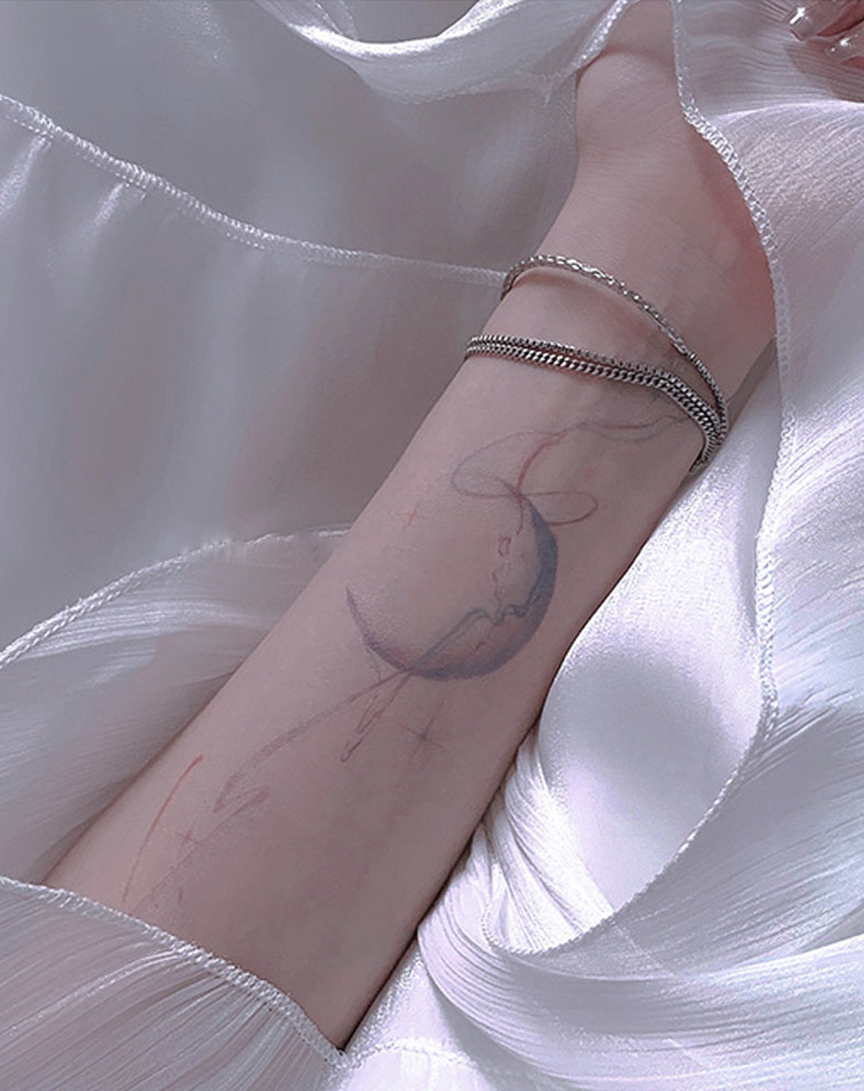 Moonbeam Dream Tattoo Temporary Art