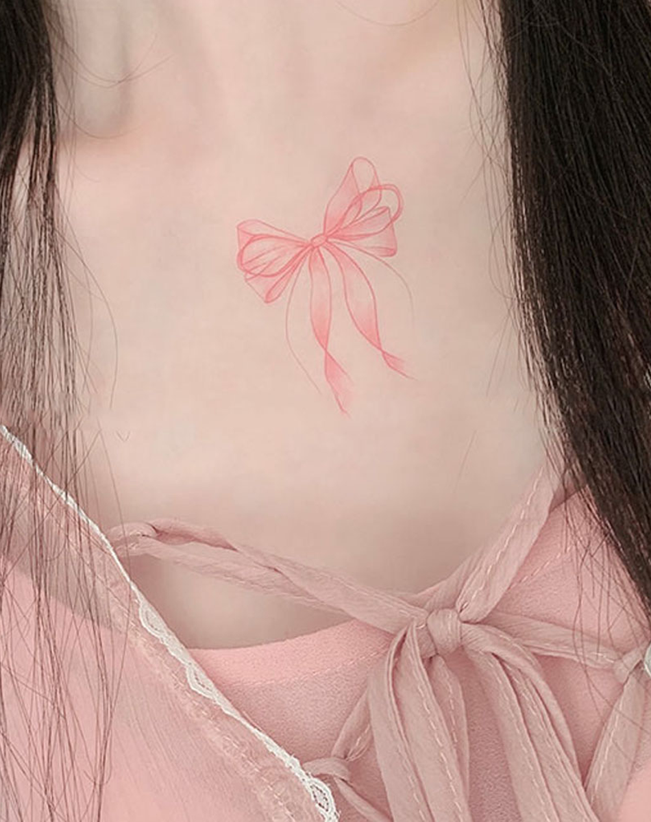 Ethereal Ribbons Tattoo Temporary Art