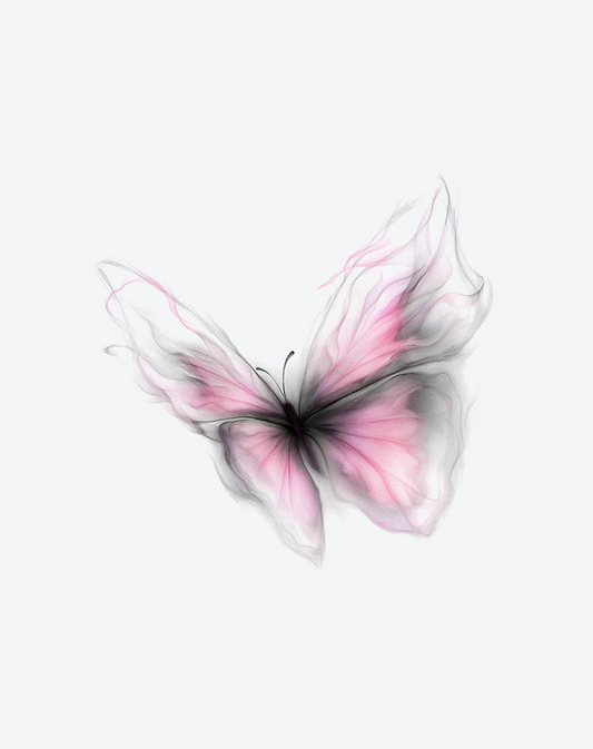 Petal Wing Tattoo Delicate Design