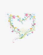 Garden of Hearts Tattoo Romantic Design