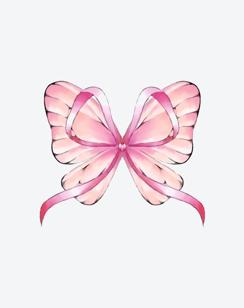 Flutter Bow Tattoo Cute Design