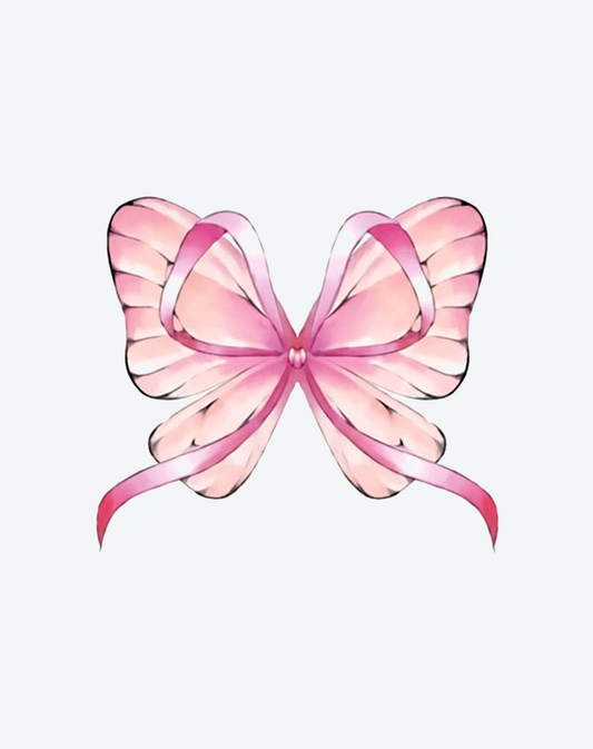 Flutter Bow Tattoo Cute Design