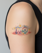 Dreamscape Carnival Tattoo Temporary Art