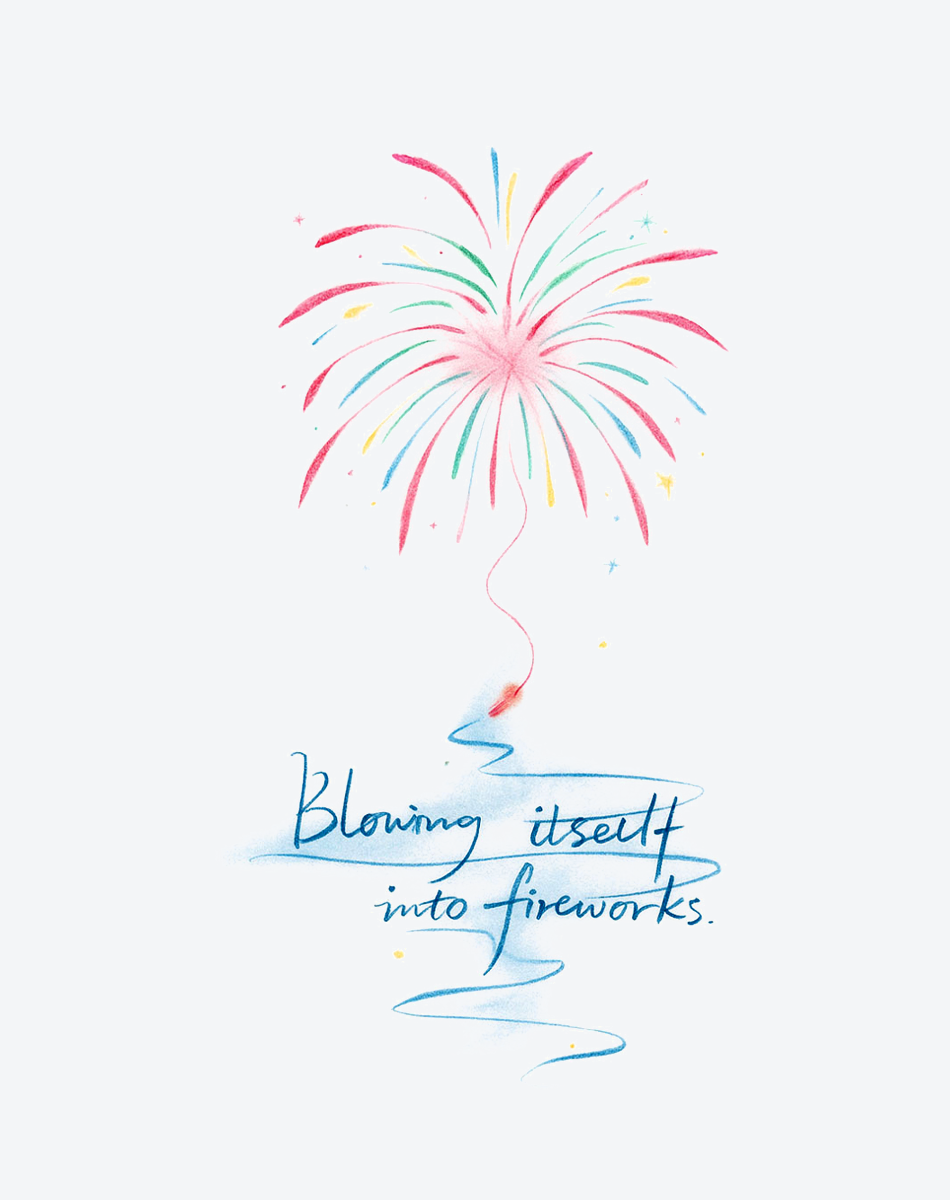 Fireworks of the Soul Tattoo Vibrant Design