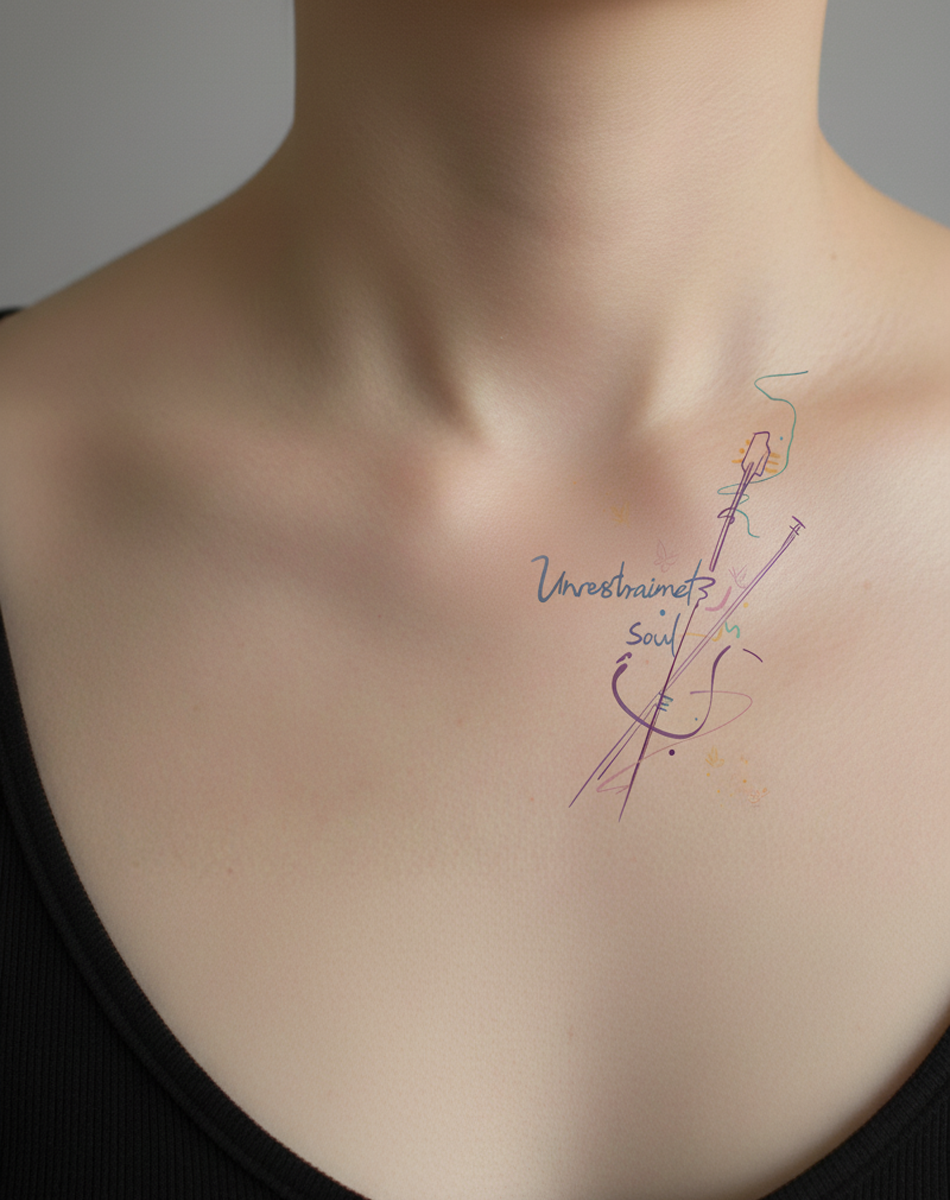 Freedom's Anthem Tattoo Temporary Art