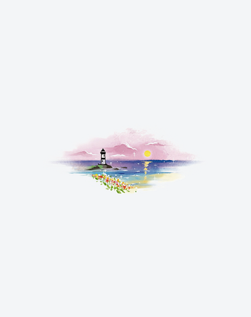 Lighthouse Serenity Tattoo Nautical Design