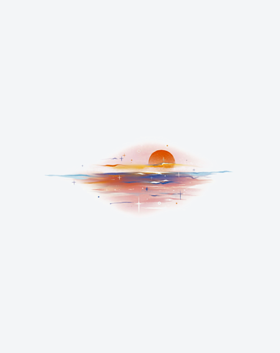 Horizon Glow Tattoo Temporary Art