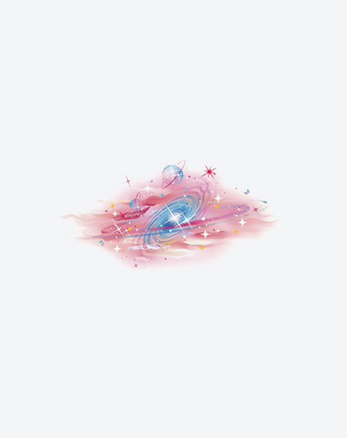 Cosmic Whimsy Tattoo Magical Design