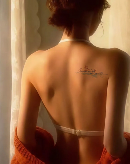 Written in the Stars Tattoo Temporary Art