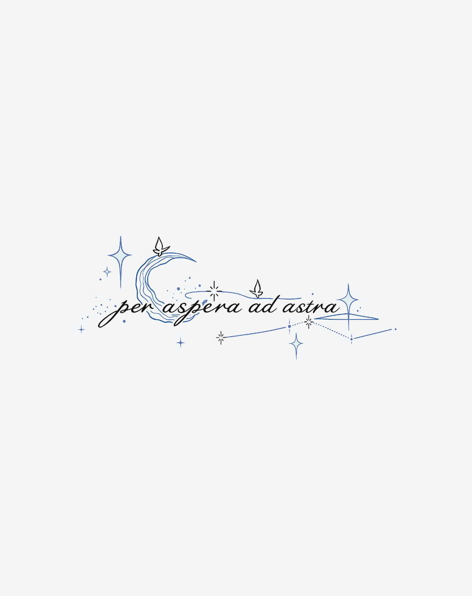 Ad Astra Script Tattoo Elegant Design
