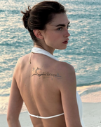 Ad Astra Script Tattoo Temporary Art