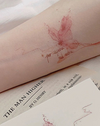 Fluttering Serenity Tattoo Temporary Art