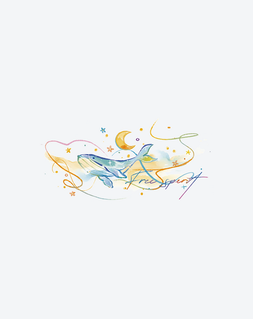 Dream Whale Tattoo Magical Design