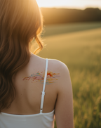 Sunrise Serenity Tattoo Peaceful Design