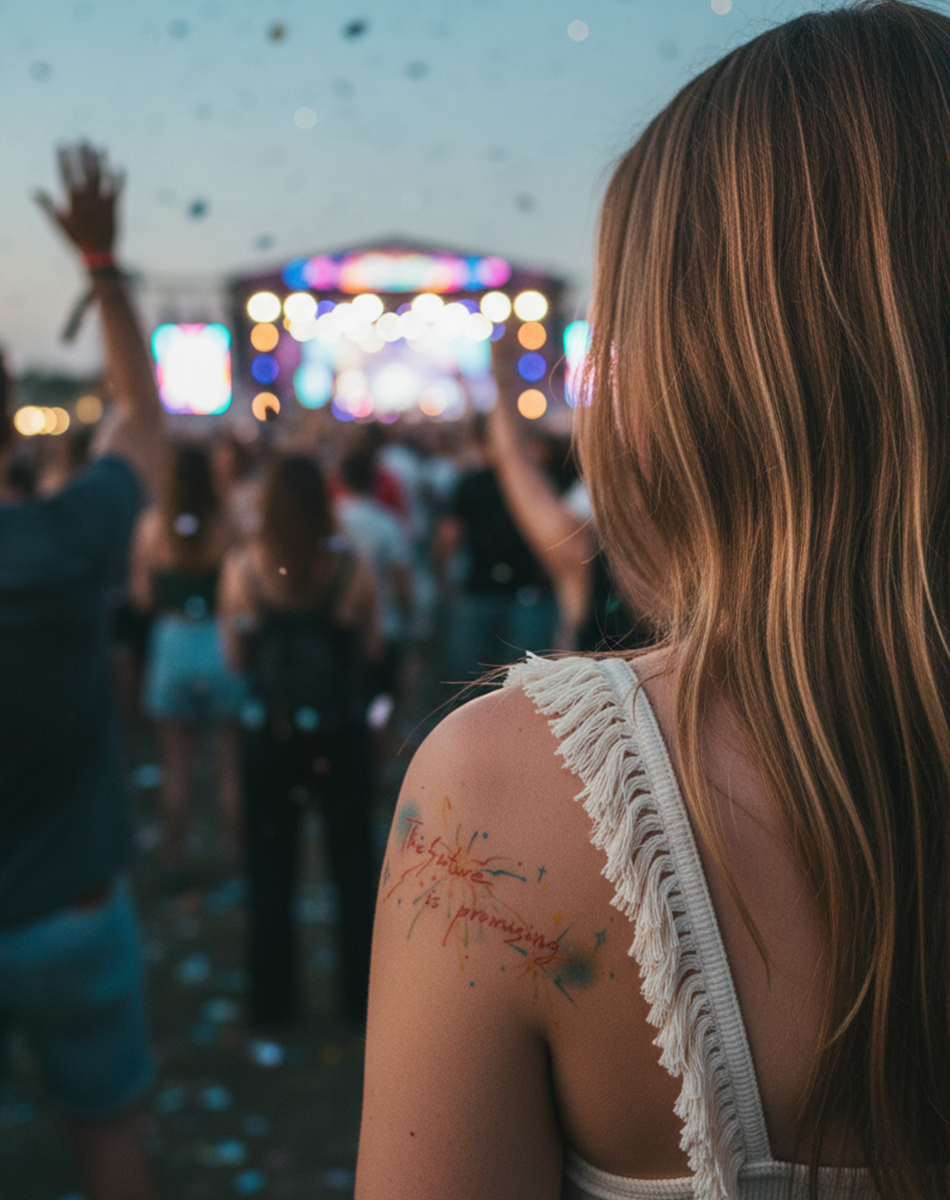 Promising Sparkle Tattoo Temporary Style