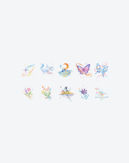 Fairy Garden Collection Tattoo Temporary Art