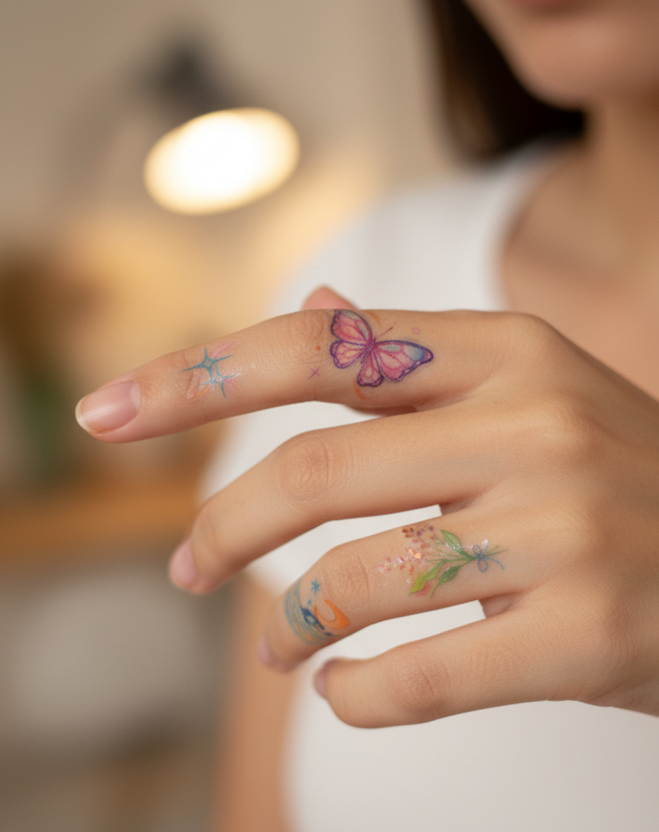 Fairy Garden Collection Tattoo Whimsical Design