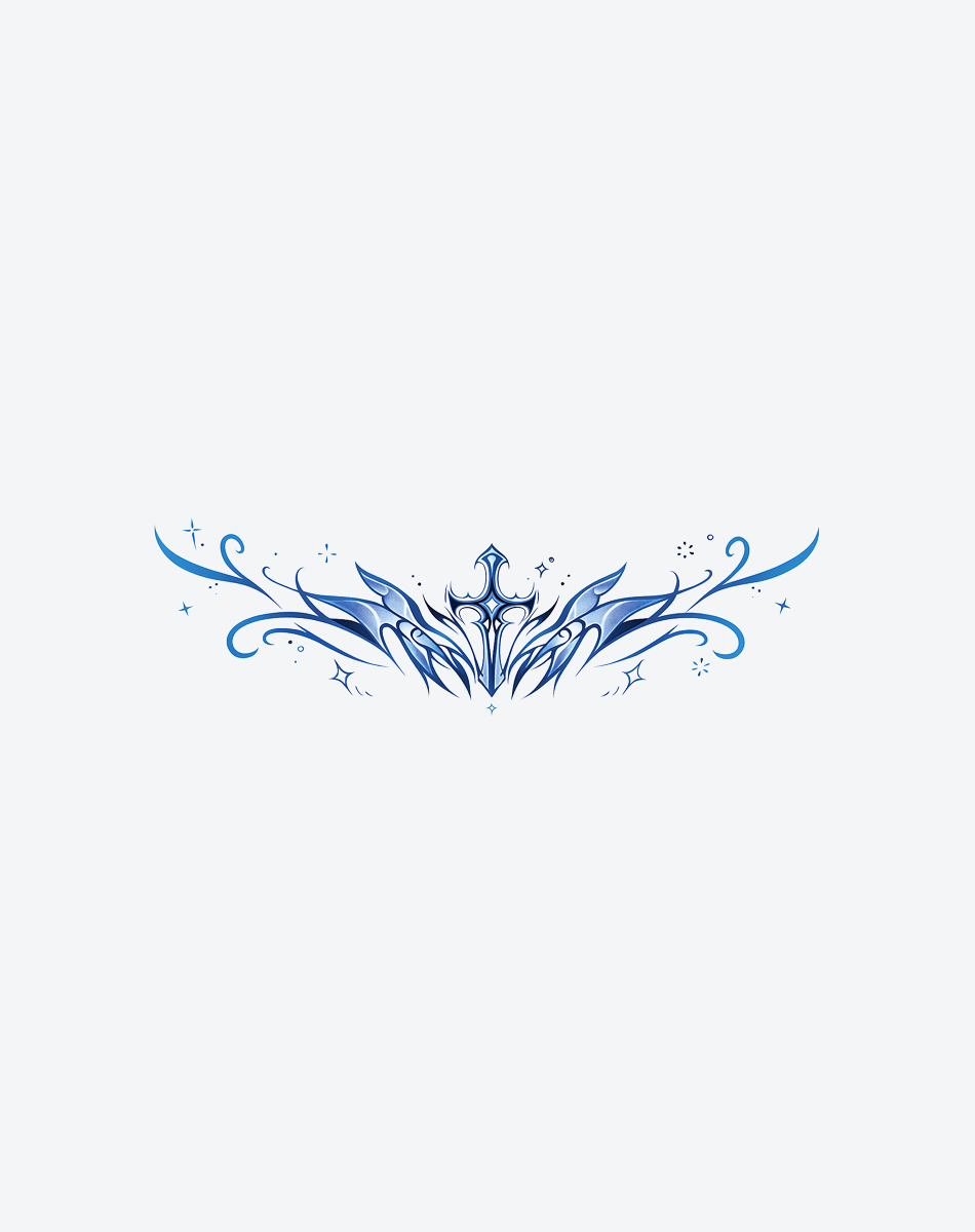 Frost Crown Tattoo Icy Elegant Design
