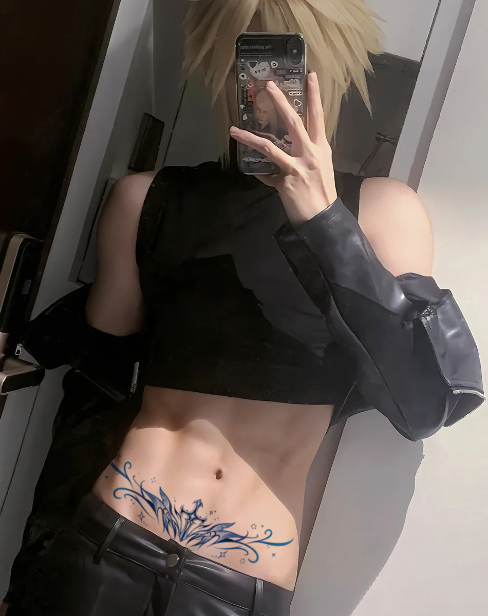 Frost Crown Tattoo Temporary Body Art