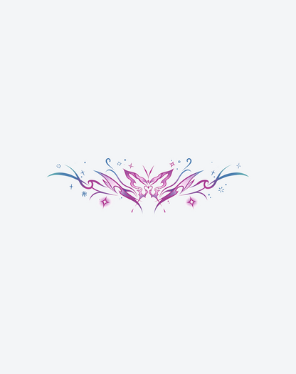 Butterfly Flourish Tattoo Elegant Design