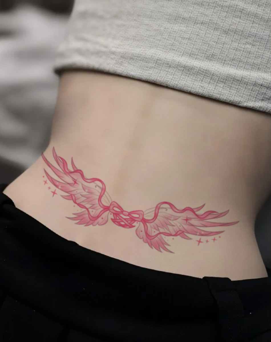 Cosmic Heart Tattoo Romantic Style