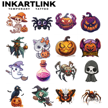 Halloween cute tattoo stickers 5