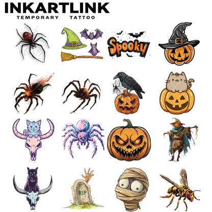 Halloween cute tattoo stickers 7