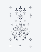 Mandala Tattoo: Ornate Floral Temporary Decal