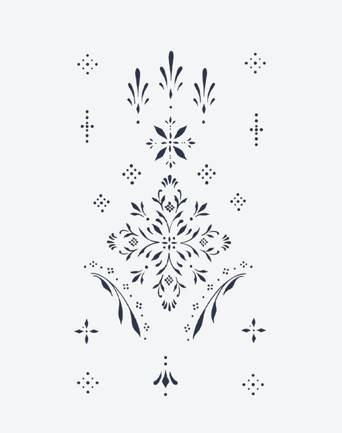 Mandala Tattoo: Ornate Floral Temporary Decal