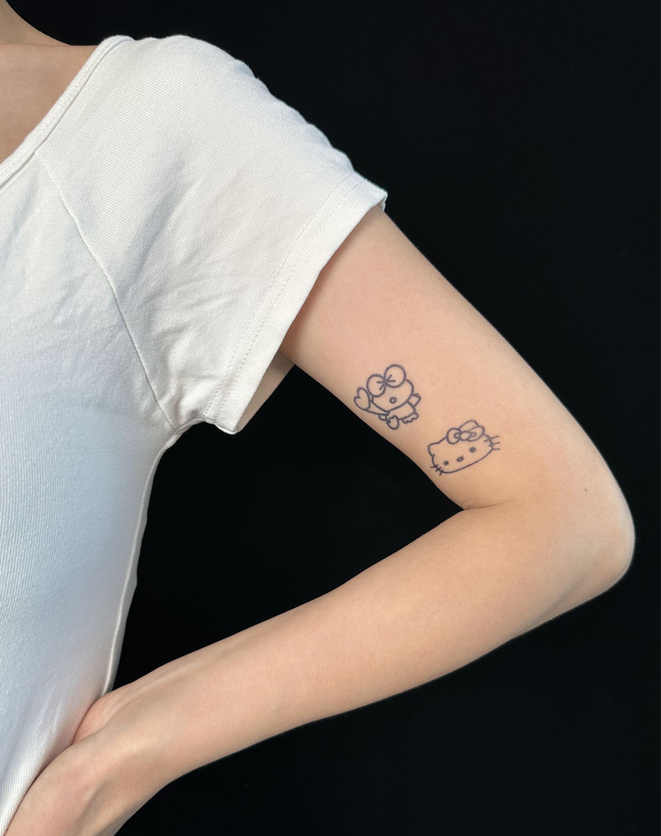 The Sanrio All-Stars Tattoo Stickers for Fans