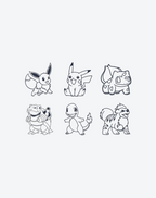 Kanto Classics Temporary Tattoos – Timeless Style