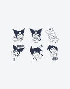 Rebel Charms Temporary Tattoos – Edgy & Stylish