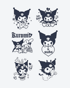 Kuromi's Antics Tattoo Fun Design