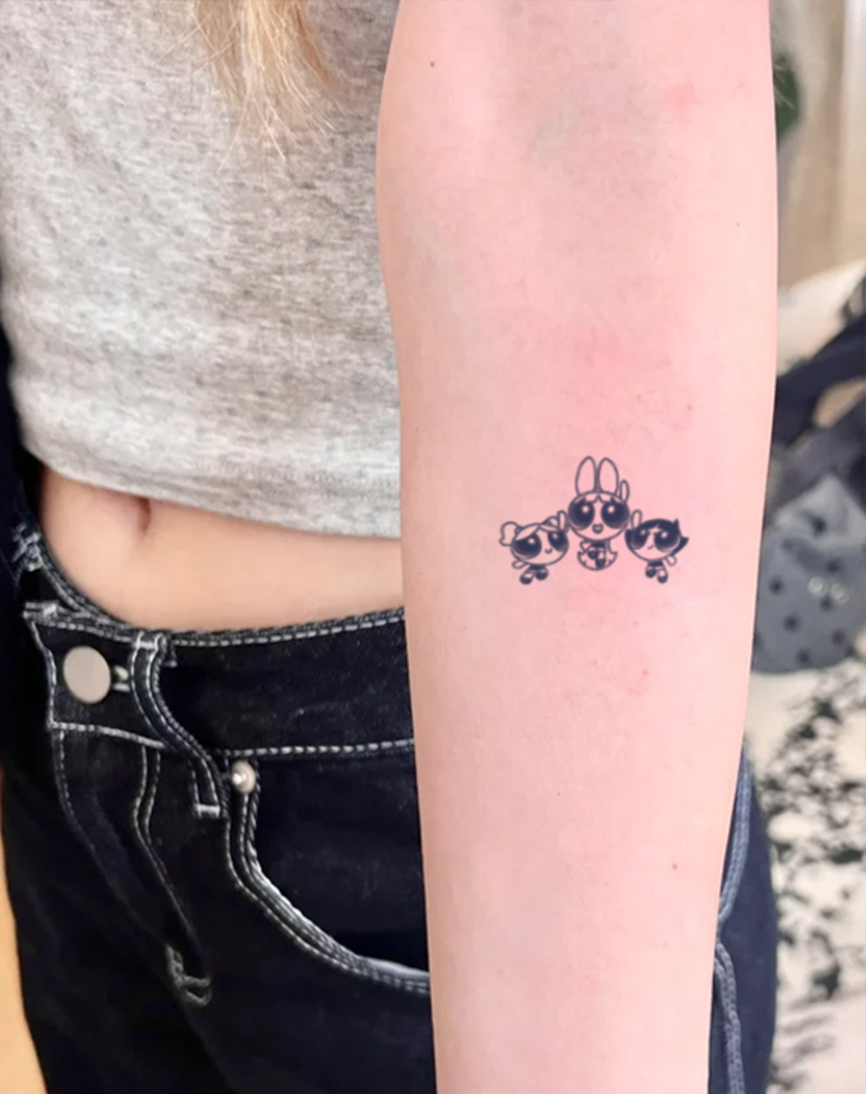 Y2K Toons Tattoo Temporary Fun Art